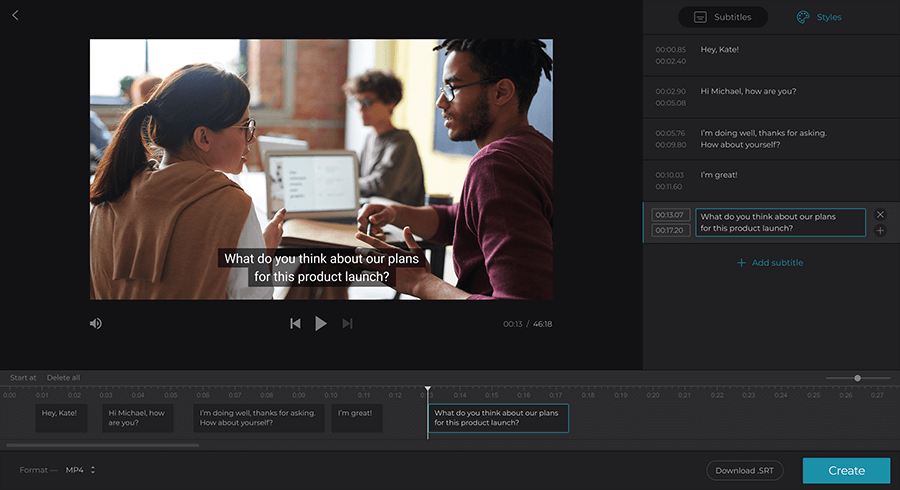how to add subtitles to jwplayer online